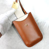 Fendi Zucca 小牛皮双色小包手机套棕色
