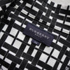 Burberry Nova 女士格纹马标志刺绣无袖上衣（黑/白）