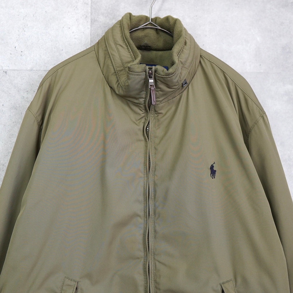 美品　ポロ　ラルフローレン フード付き　ナイロンジャケット　ベージュ　S POLO RALPH LAUREN（ナイロンジャケット ・ ベージュ系）のフリマ