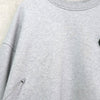 ラコステ ロゴワッペン スウェット グレー