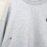 ラコステ ロゴワッペン スウェット グレー - NEWSED