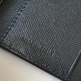 プラダ ナイロン 三つ折り財布 トライアングルロゴ ブラック - NEWSED