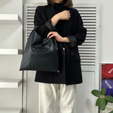 エムエムシックス メゾン マルジェラ レザー ジャパニーズバッグ スモール クラシック ハンドバッグ ブラック - NEWSED