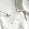 Fred Perry 徽标刺绣白色短袖 Polo 衫