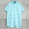 Polo Ralph Lauren Logo Border Short Sleeve Polo Shirt Blue/White
