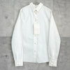 Maison Margiela 女款白色镂空长袖衬衫