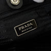 Prada 三角形标志 Tessuto Pocono 尼龙单肩包/手提包（黑色）