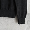 ラコステ ロゴパッチ タートルネック ニット チャコールグレー メンズ