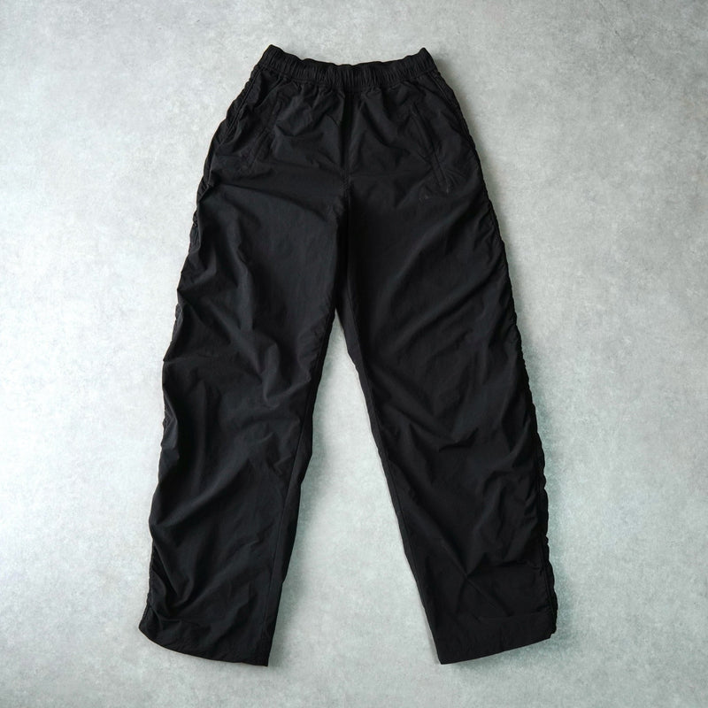 アレキサンダー ワン ロゴ シャーリング ナイロンパンツ トラックパンツ ブラック - NEWSED