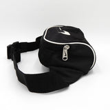 ナイキ ロゴ ウエストポーチ ボディバッグ ブラック - NEWSED