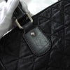 CHANEL Coco Mark Paris-New York Line 黑色绗缝尼龙/皮革托特包