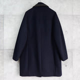 ラコステ ウールコート チェスターコート オーバーコート ネイビー - NEWSED