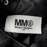 エムエムシックス メゾン マルジェラ レザー ジャパニーズバッグ スモール クラシック ハンドバッグ ブラック - NEWSED
