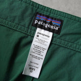 パタゴニア ロゴ 刺繍 ハーフパンツ ショートパンツ グリーン - NEWSED