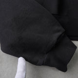 メゾンマルジェラ ロゴ 刺繍 ショート丈 スウェット ブラック レディース - NEWSED