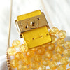 フェンディ マンマバケット ビーズ ピコサイズ ポーチ ミニバッグ イエロー