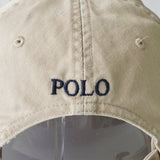 ラルフローレン ロゴ キャップ ベージュ - NEWSED
