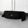 Prada Pocono Tessuto Nylon Body Bag Waist Pouch Triangle Logo Black