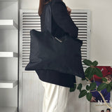 プラダ ポコノ テスート ナイロン トートバッグ トライアングルロゴ ブラック - NEWSED