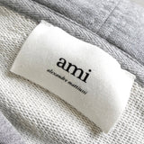 アミパリ アミパリス ハートロゴ パーカー フーディ グレー - NEWSED