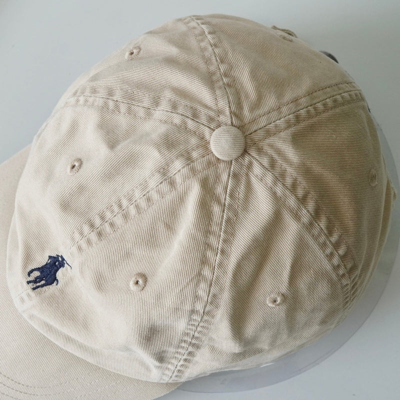 ラルフローレン ロゴ キャップ ベージュ - NEWSED