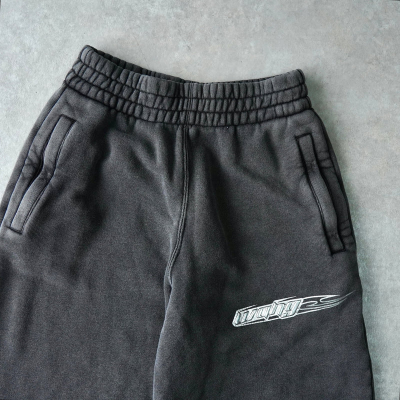 アレキサンダー ワン ロゴ スウェットパンツ グレー - NEWSED