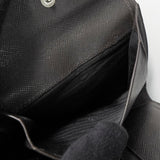 プラダ トライアングルロゴ ナイロン / サフィアーノレザー 三つ折り財布 カーキグレー - NEWSED