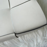 ボッテガ ヴェネタ アルコ トート マキシイントレチャート トートバッグ ホワイト 保存袋付き - NEWSED