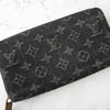 Louis Vuitton Monogram 牛仔拉链钱包 长款钱包 圆形拉链 黑色