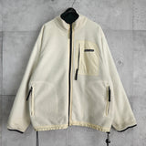 ポロ スポーツ ラルフ ローレン リバーシブル ナイロン/ボア フリース ブルゾン ダークグリーン/アイボリー - NEWSED