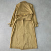イヴ サンローラン ヴィンテージ 金ボタン レンチコート ウールライナー付き ベージュ