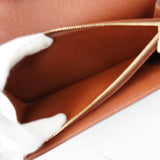 ルイ ヴィトン モノグラム ボルトフォイユ・サラ 二つ折り財布 / 長財布 ブラウン - NEWSED