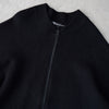 Y-3 Mohair Blouson No Collar Oversized Zip-up Black