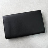 プラダ サフィアーノレザー トライアングルロゴ 二つ折り財布 ブラック - NEWSED