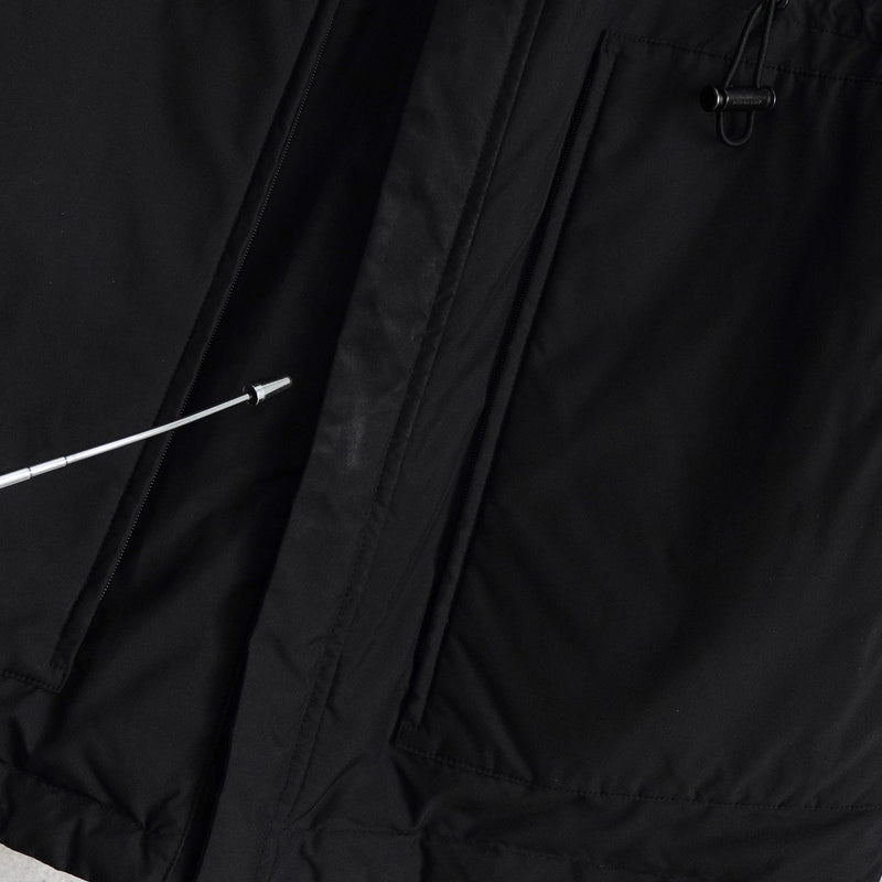 バーバリー ライナー リバーシブル 中綿ジャケット ミドルコート メンズ ブラック - NEWSED