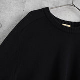 セリーヌ トリオンフ 刺繍 カシミヤ ウール ニット ブラック - NEWSED