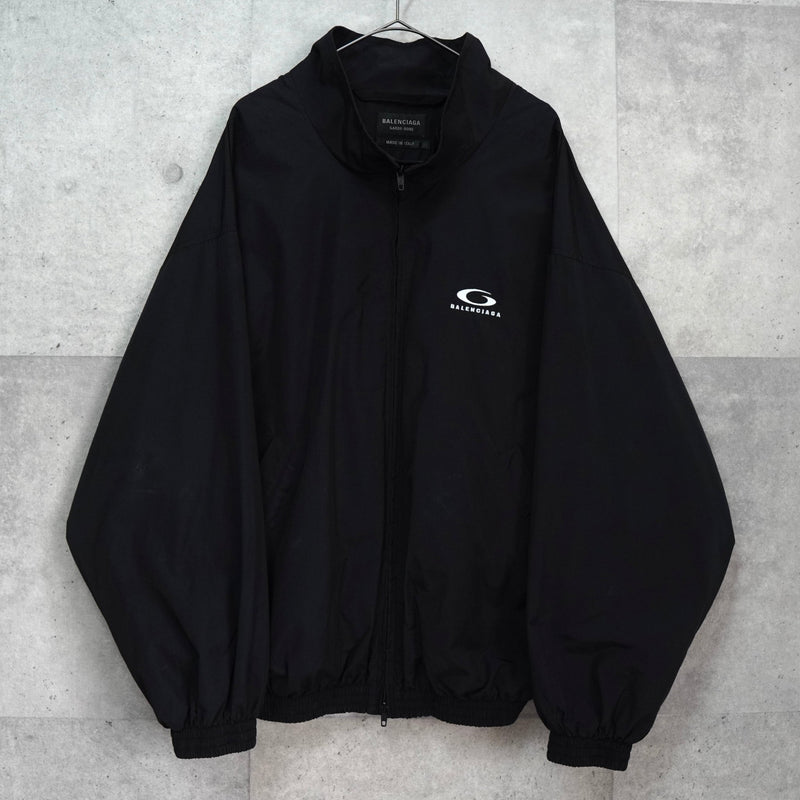 バレンシアガ ロゴ ナイロンブルゾン ブラック - NEWSED
