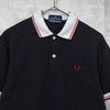 Fred Perry Logo Embroidered Short Sleeve Polo Shirt Black