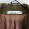 Givenchy Vintage Chesterfield Coat Wool Coat Long Coat Khaki
