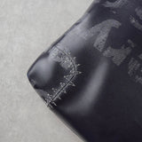 コムデギャルソン ステッチ トートバッグレザー ネイビー / ブラウン - NEWSED