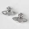 Vivienne Westwood Orb Rhinestone Earrings in Silver