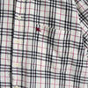 Burberry London Nova 象牙白格纹短袖衬衫