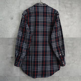 バーバリー ヴィンテージ ノバチェック 長袖シャツ ネイビー - NEWSED