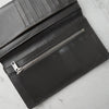 メゾン マルジェラ 四つタグ レザー  ロングウォレット 長財布 グレー