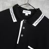 Yves Saint Laurent 复古徽标黑色长袖 Polo 衫