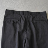 バーバリー ヴィンテージ ツータック ウール スラックス グレー - NEWSED