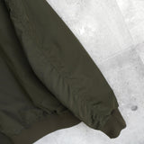 ラコステ リバーシブル ブルゾン ロゴパッチ ブラック/カーキ - NEWSED