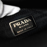 プラダ テスート ポコノ ナイロン トライアングルロゴ ショルダーバッグ ブラック - NEWSED