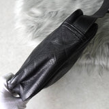 ロエベ アナグラム レザー ショルダーバッグ ポシェット ブラック - NEWSED