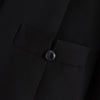 クロエ ブラックフォーマル ノーカラージャケット 総裏地